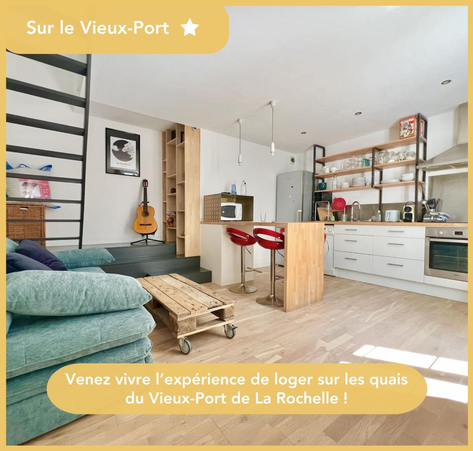 Appartement Sur Le Port - Duplex Cosy & Moderne Face Au Port - Wifi Gratuite - Parfaitement Equipe Ла-Рошель Екстер'єр фото